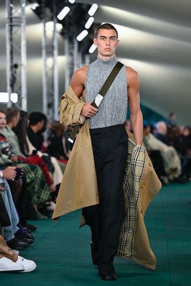 london fashion week 2024 burberry|Burberry models photos.